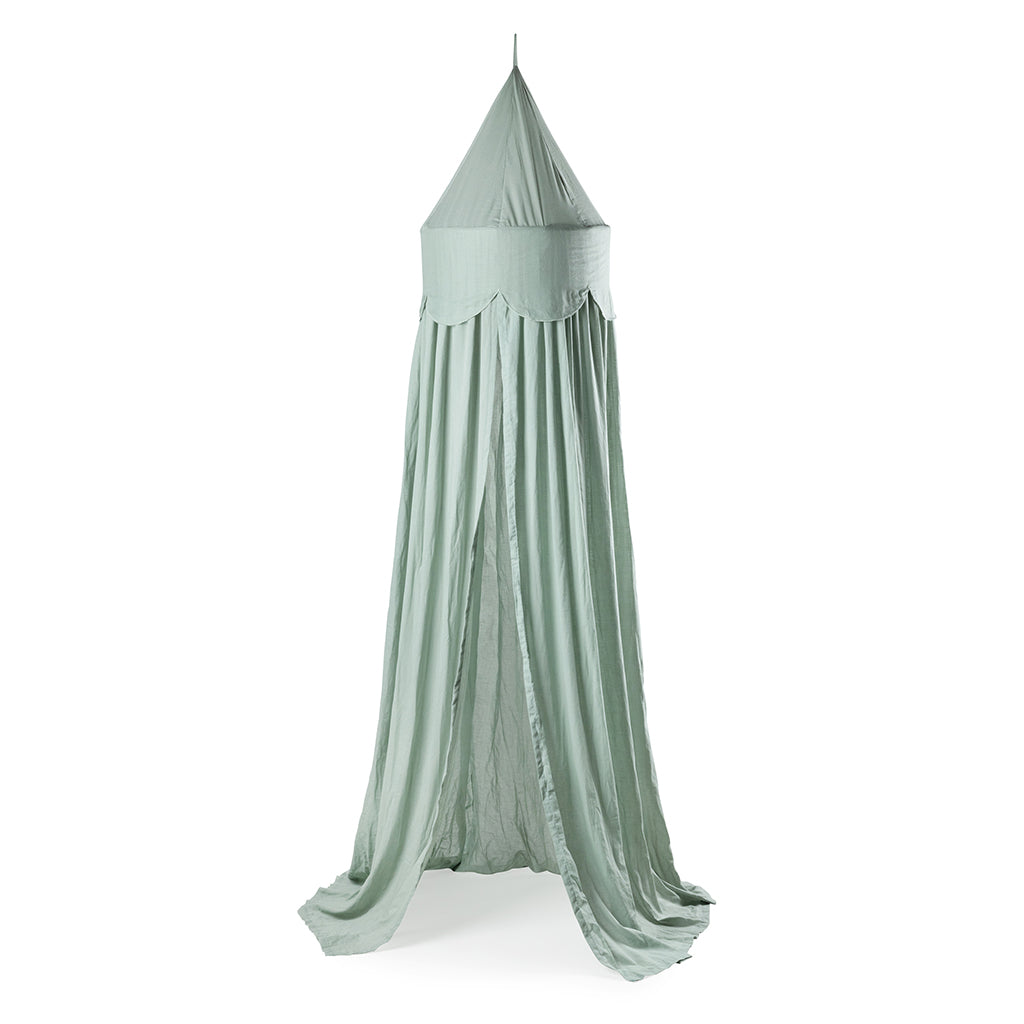 Sebra Bed Canopy, Cloud - Dusty Green
