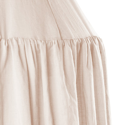 Sebra Canopy, Dobby Weave - Birchbark Rose