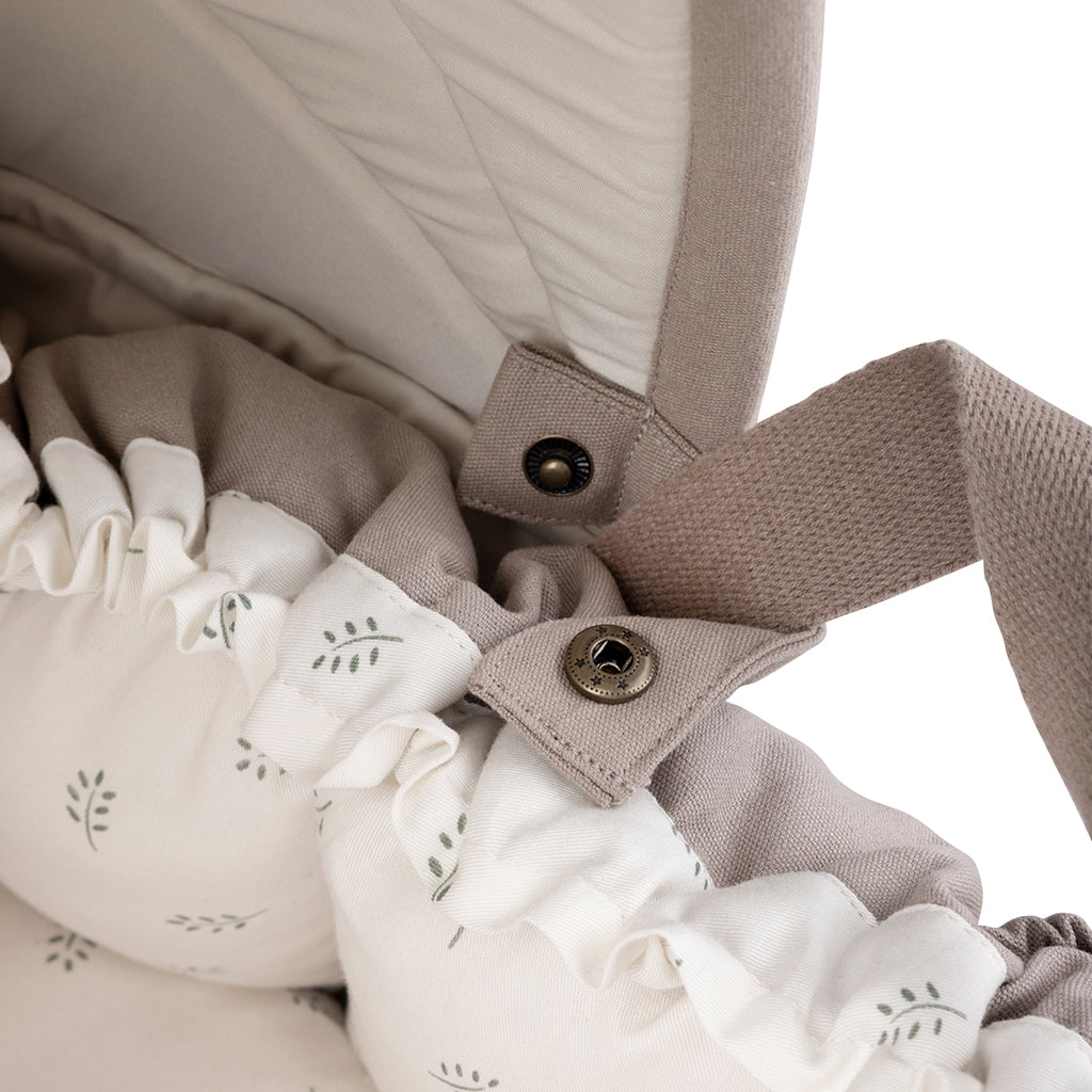 Sebra Canopy for 3-in-1 Babynest, Jetty Beige