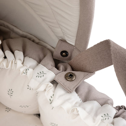 Sebra Canopy for 3-in-1 Babynest, Jetty Beige