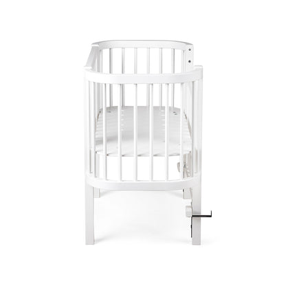 Sebra Baby Cot, Bedside Crib – Classic White