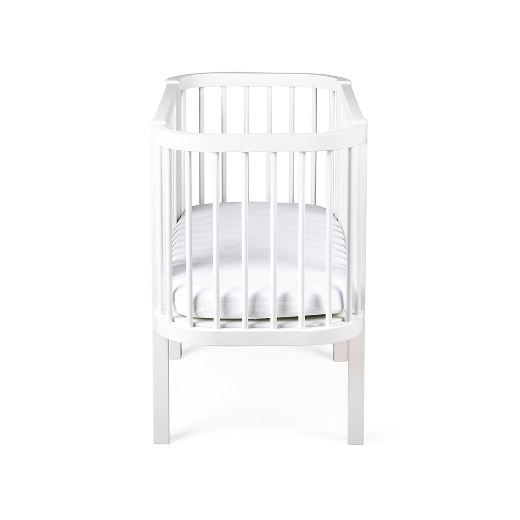Sebra Baby Cot, Bedside Crib – Classic White