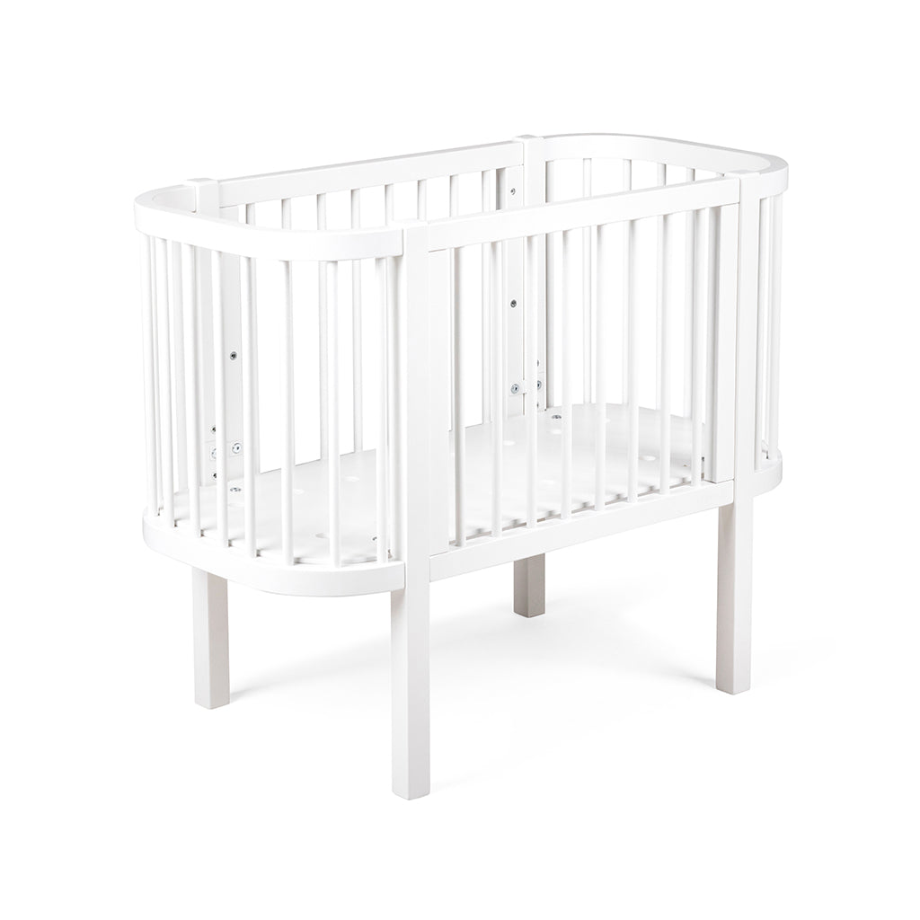 Sebra Baby Cot, Bedside Crib – Classic White