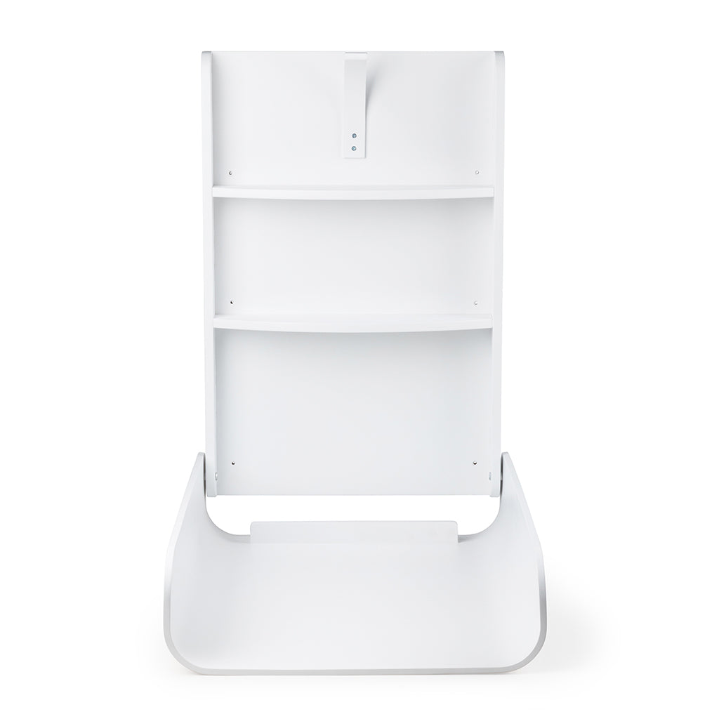 Sebra Wall-Mounted Changing Table in Wood, Classic White
