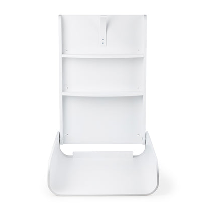Sebra Wall-Mounted Changing Table in Wood, Classic White