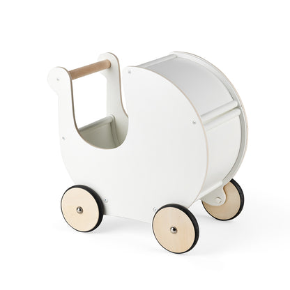 Sebra Wooden Doll Pram, White
