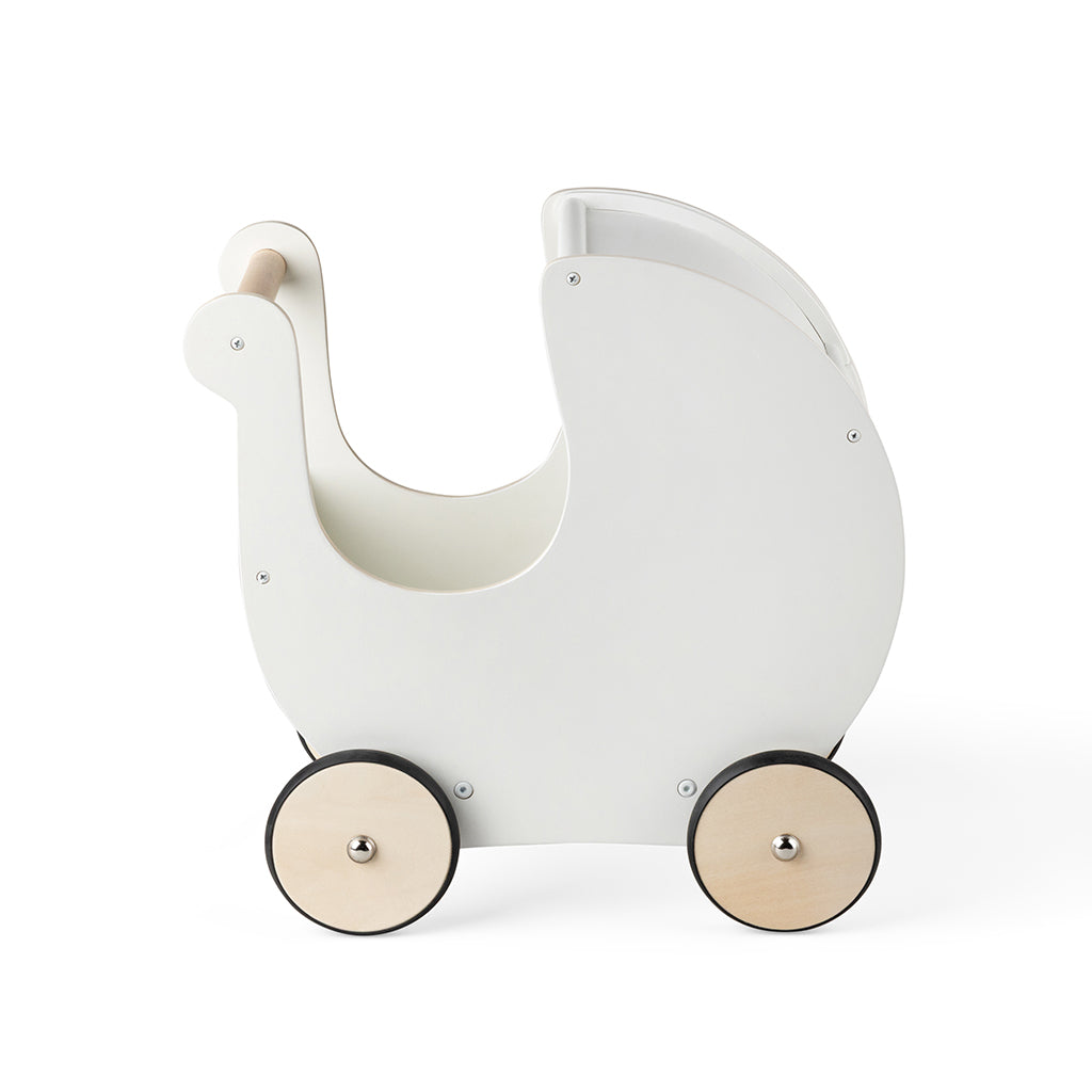 Sebra Wooden Doll Pram, White