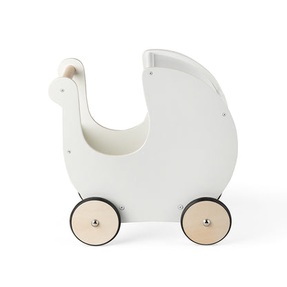 Sebra Wooden Doll Pram, White