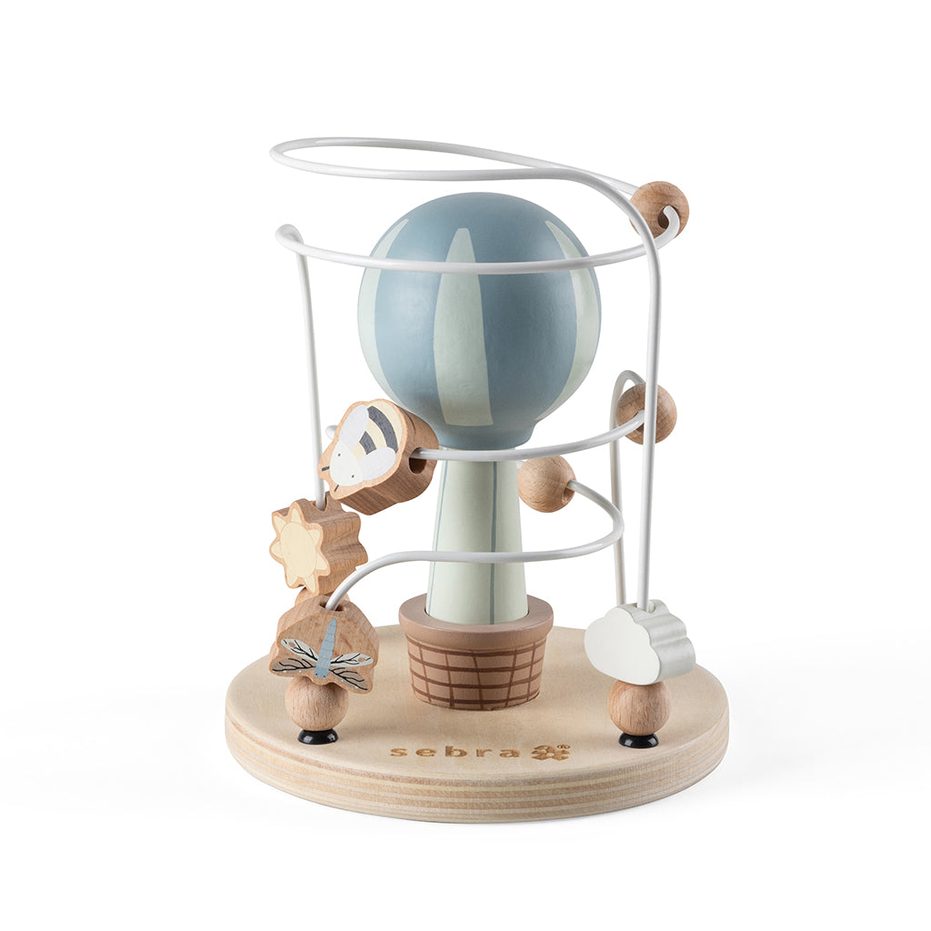 Sebra Marble Run with Wooden Beads, World of Sebra