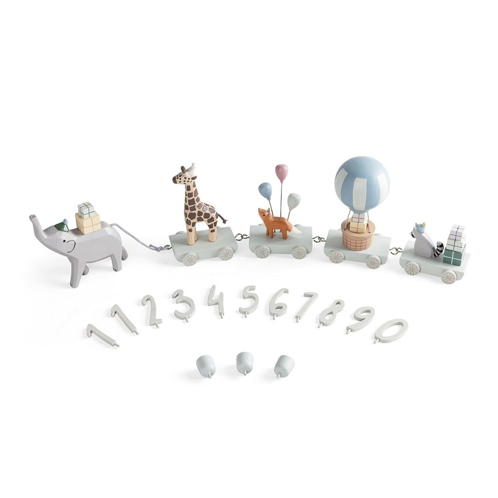 Sebra Wooden Birthday Train, World of Sebra