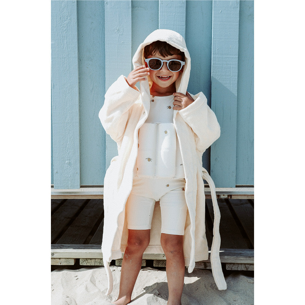 Konges Sløjd Full Swimsuit with Removable Float Blocks, Lemon – For Ages 9 Months to 4 Years