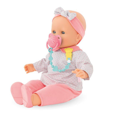 Corolle Doll Accessories, Mon Grand 36 cm, Pacifier with Clip and Sound Feature