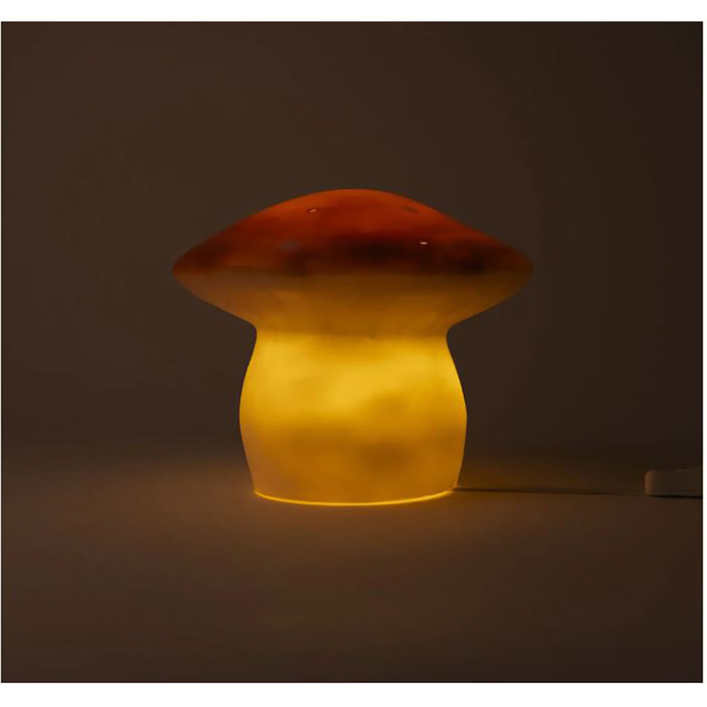 Mushroom Lamp, Medium Toadstool - Terra