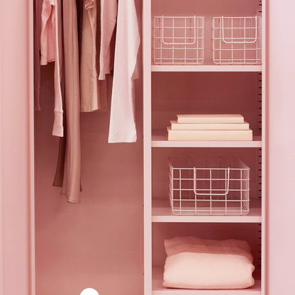 Mustard Made Baskets, Set of 3 Wire Baskets – Blush