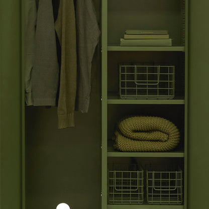 Mustard Made Baskets, Set of 3 Wire Baskets – Olive