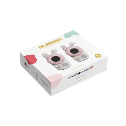 The ZooFamily, Zoo Walkie Talkie for Kids, Ages 3 and Up - Rabbit/Rabbit