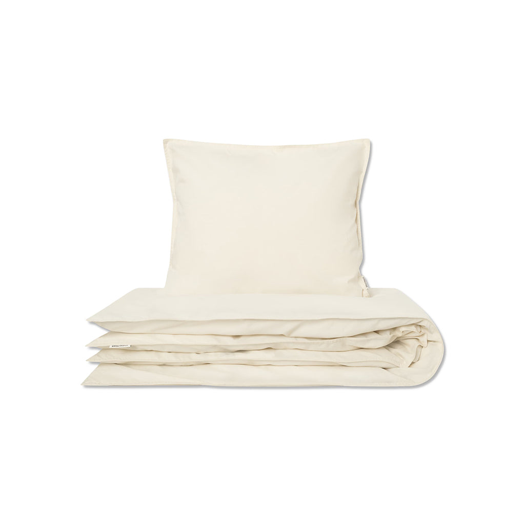 Studio Feder Adult Bedding, Organic - Percale Ivory XL