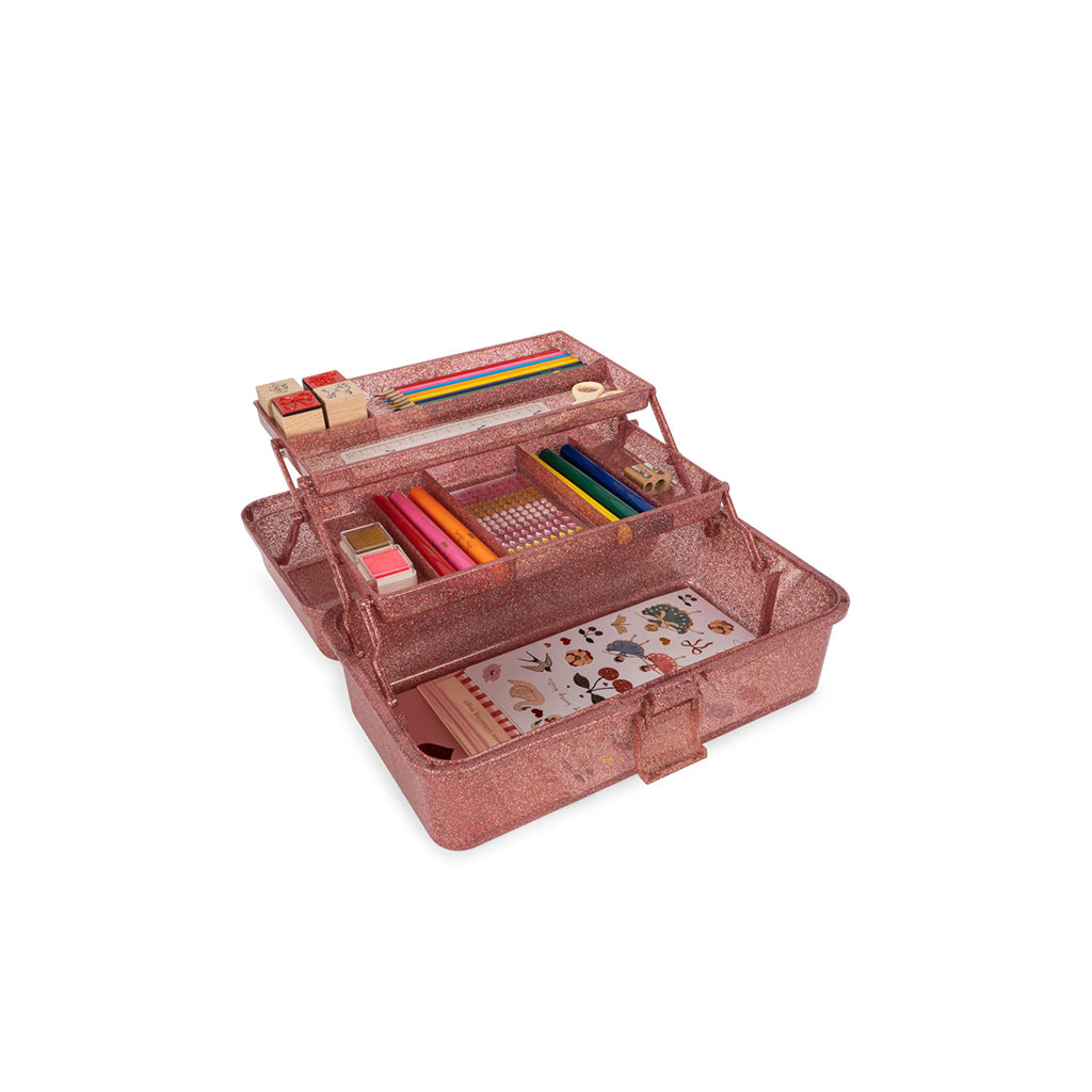 Konges Sløjd Creative Box with Contents, Glitter Rose