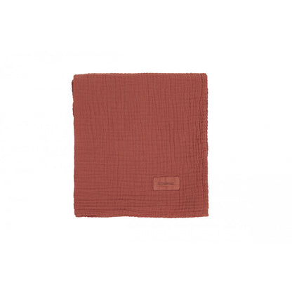 Nobodinoz Swaddle Blanket, Wabi Sabi 70 x 65 cm – Rosewood