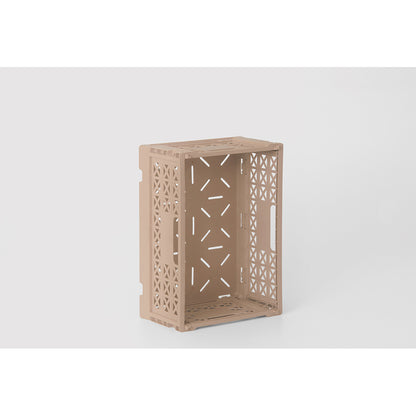 Gergerland Folding Crate, Size 1 - Warm Taupe