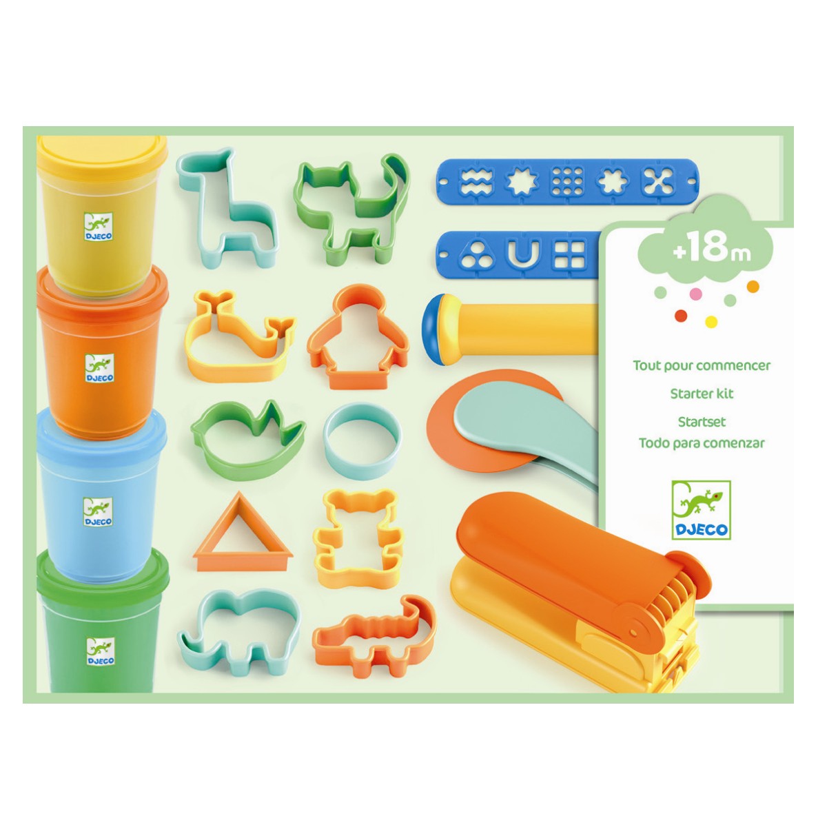 Djeco modellervoks start sæt