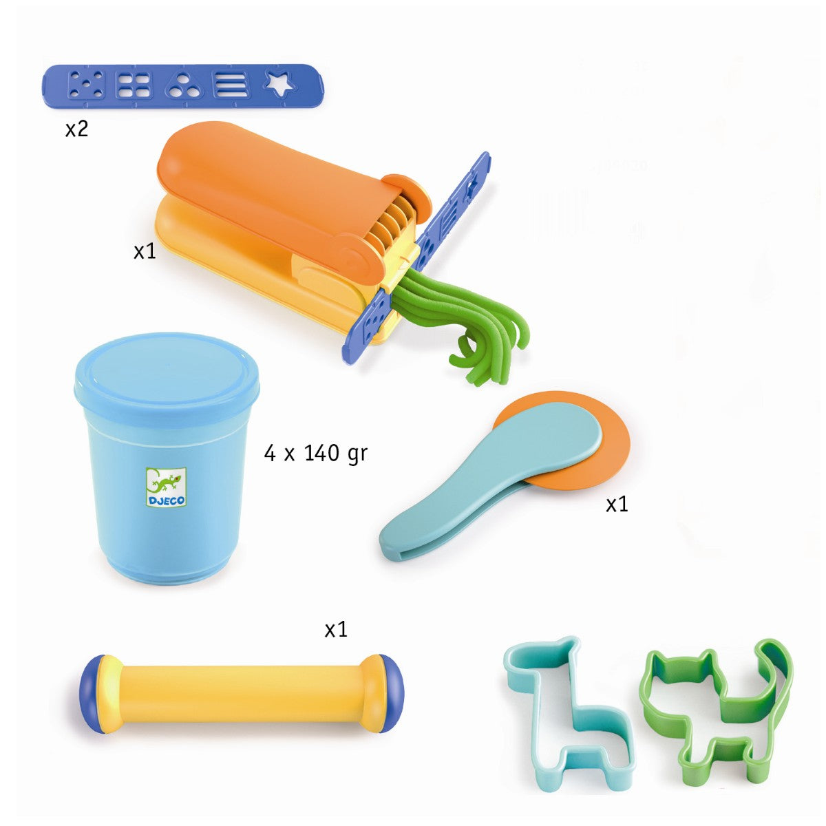 Djeco Modeling Clay Starter Set