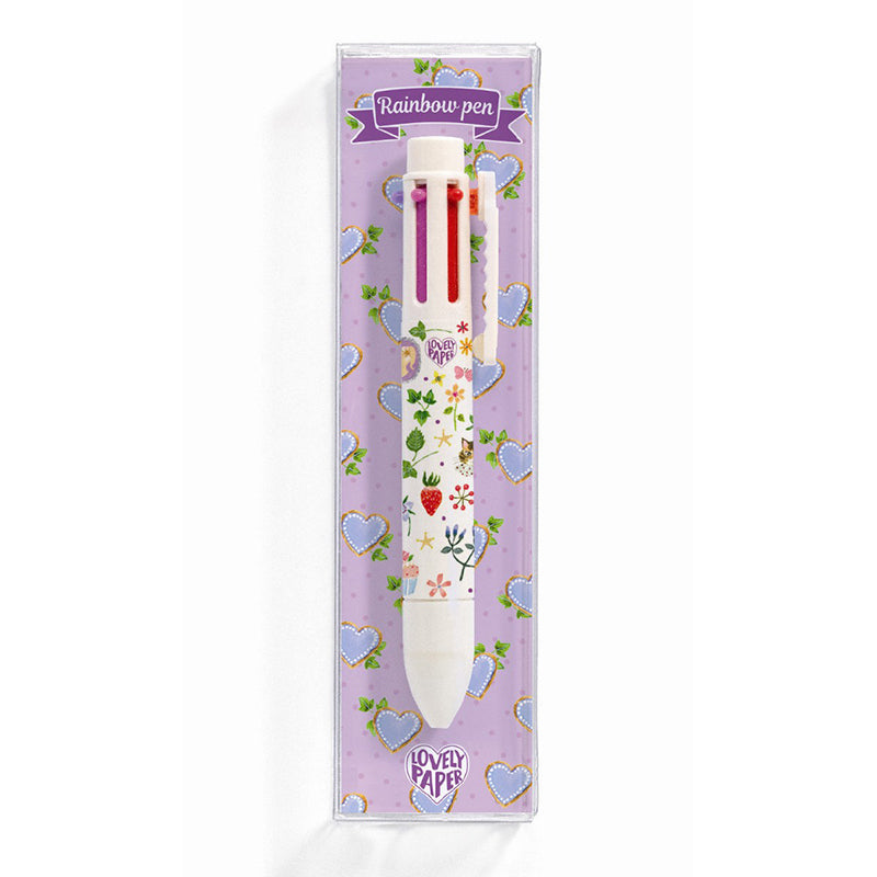 Djeco Lovely paper, kuglepen m. 6 farver - Aiko
