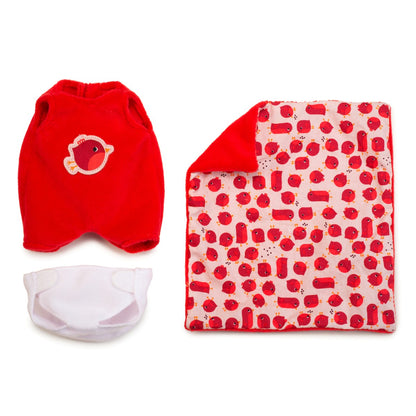 Lilliputiens Soft Baby Doll in a Carrycot, Agathe