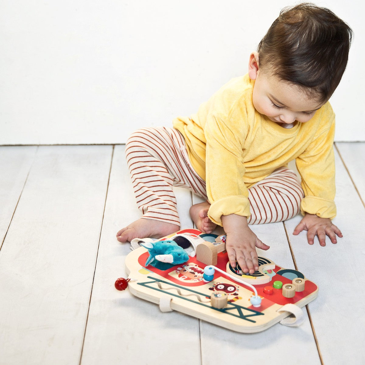Lilliputiens Wooden Activity Panel, Fire Truck