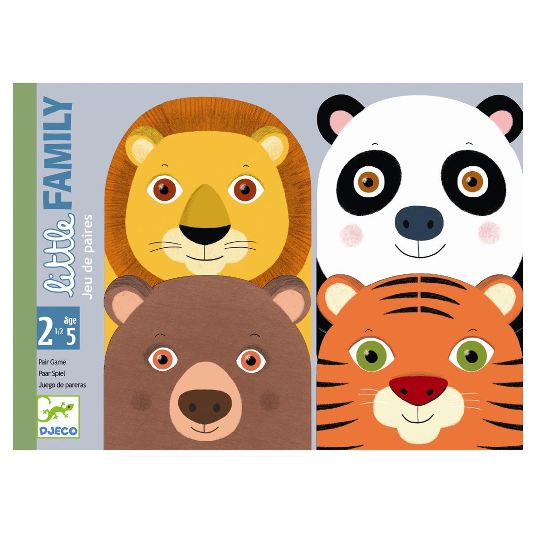 Djeco kortspil for de små, Find familien