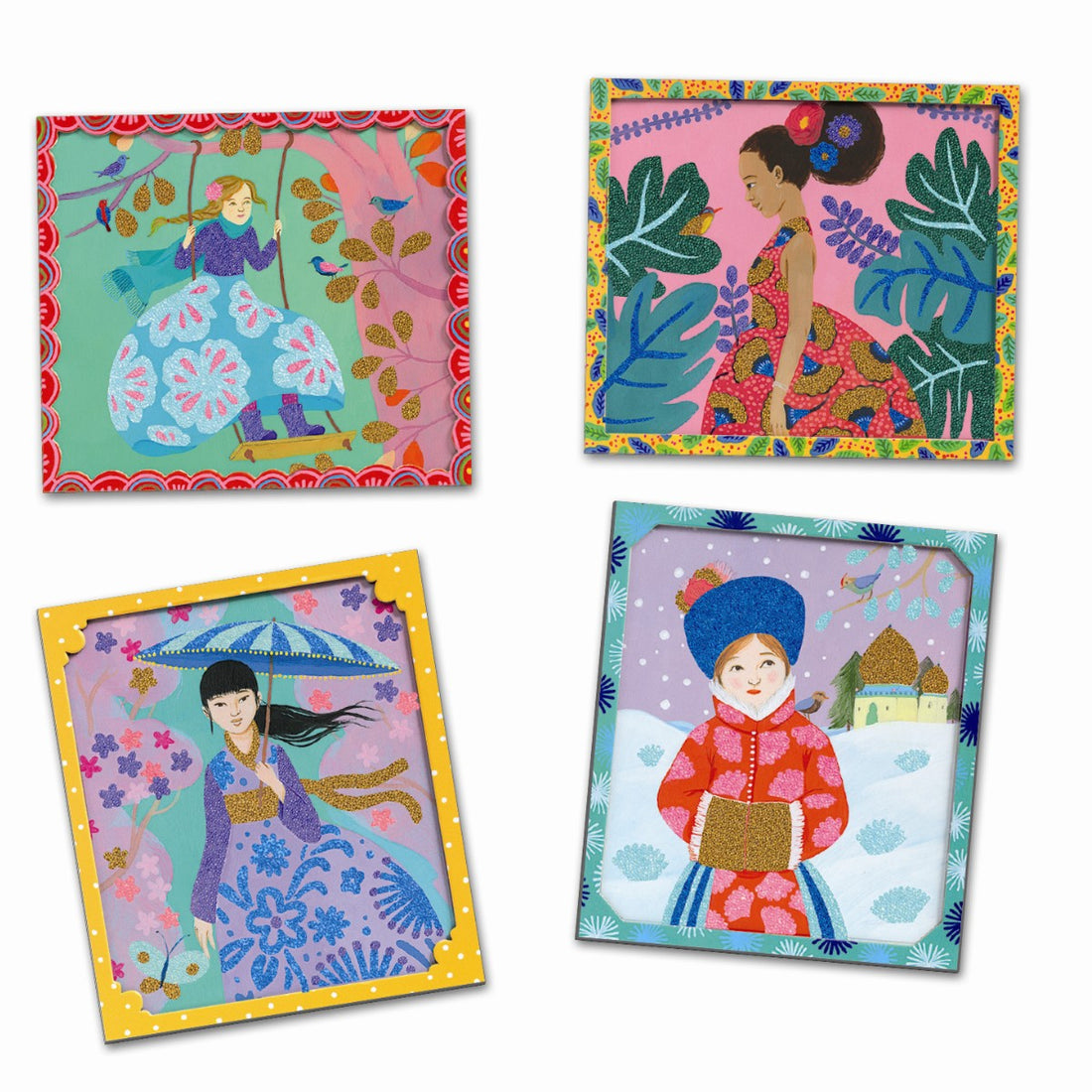 Djeco Creative Box, Artistic Beads - Around the World