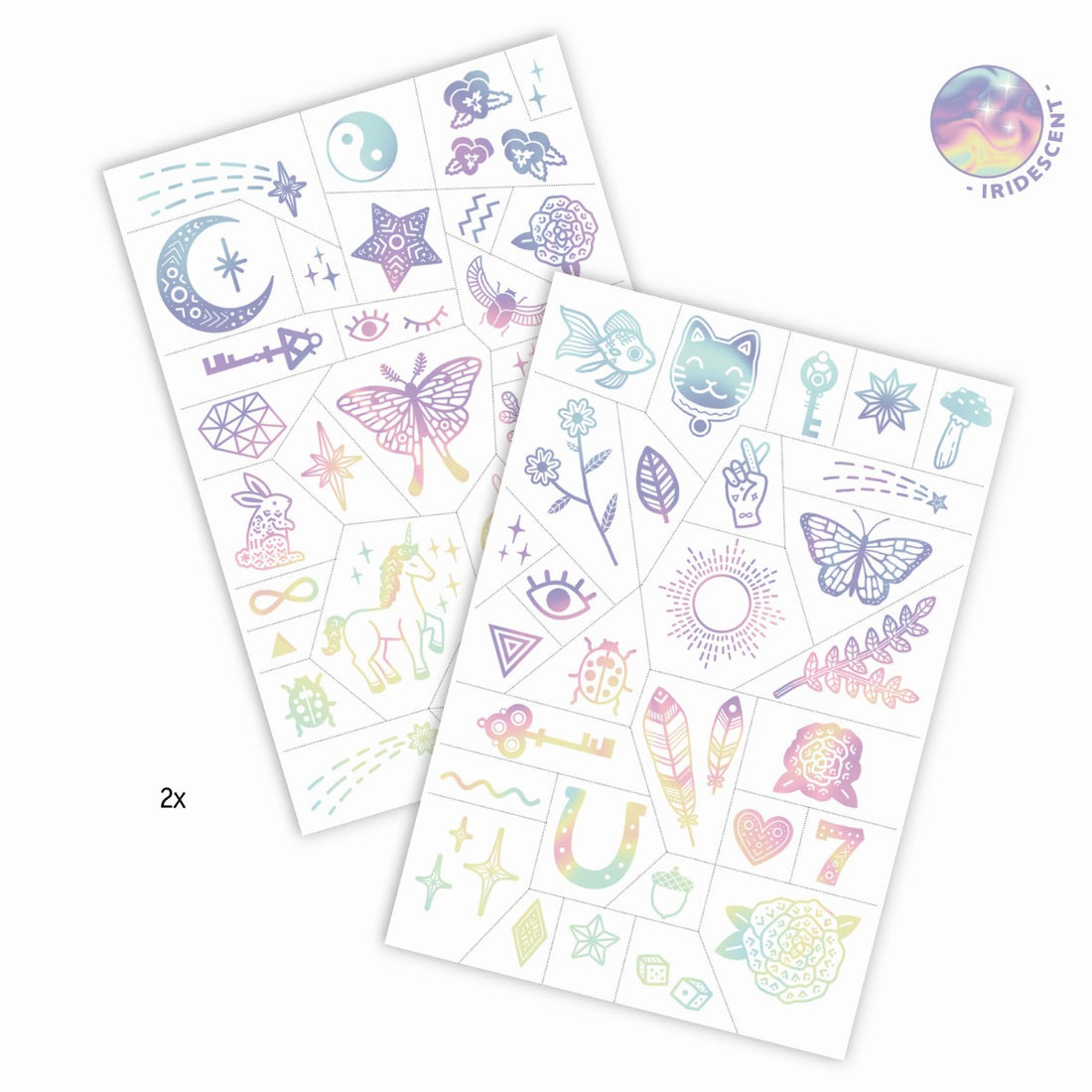 Djeco Temporary Tattoos, Lucky Charms