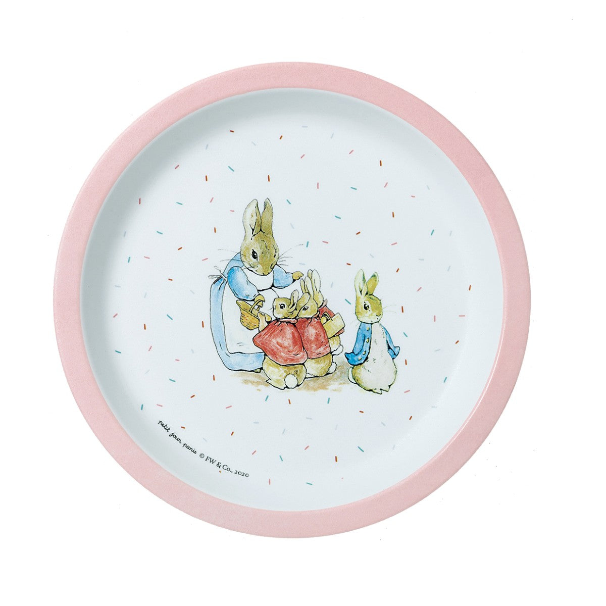 Petit Jour Paris, Peter Rabbit Plate - Mother Rabbit
