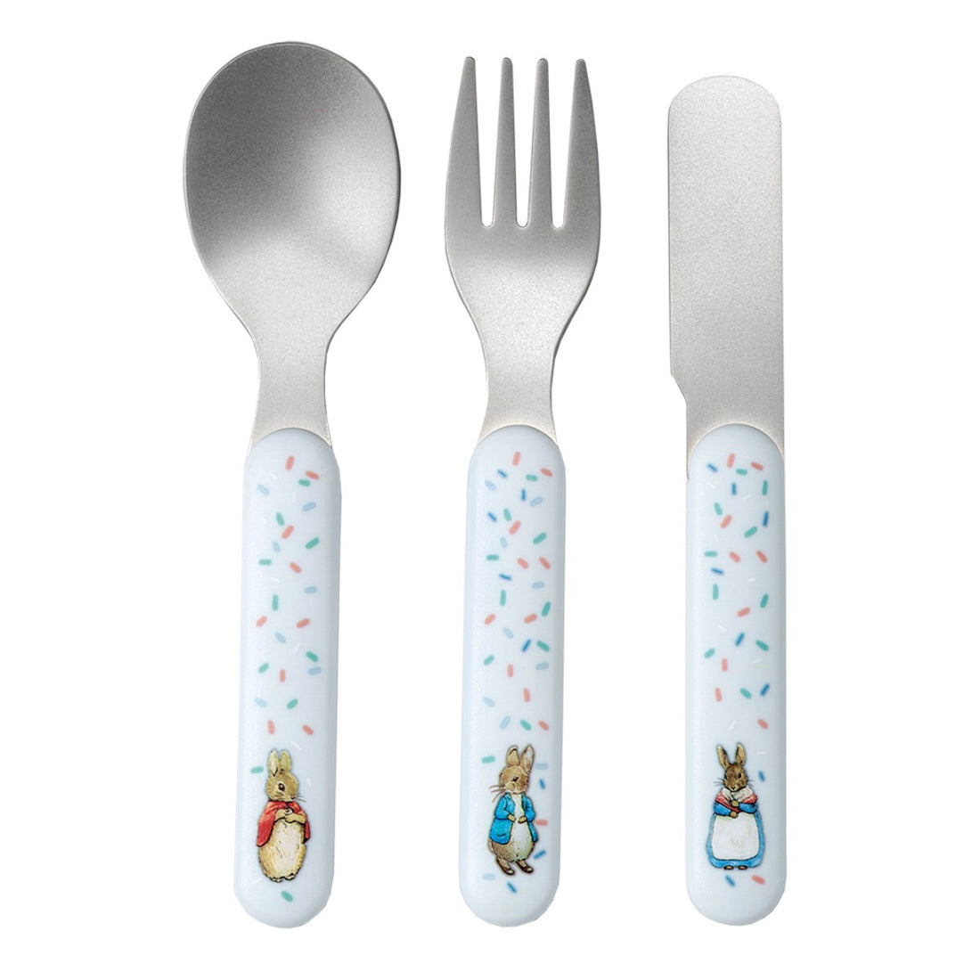 Petit Jour Paris, Peter Rabbit 3-Piece Cutlery Set.