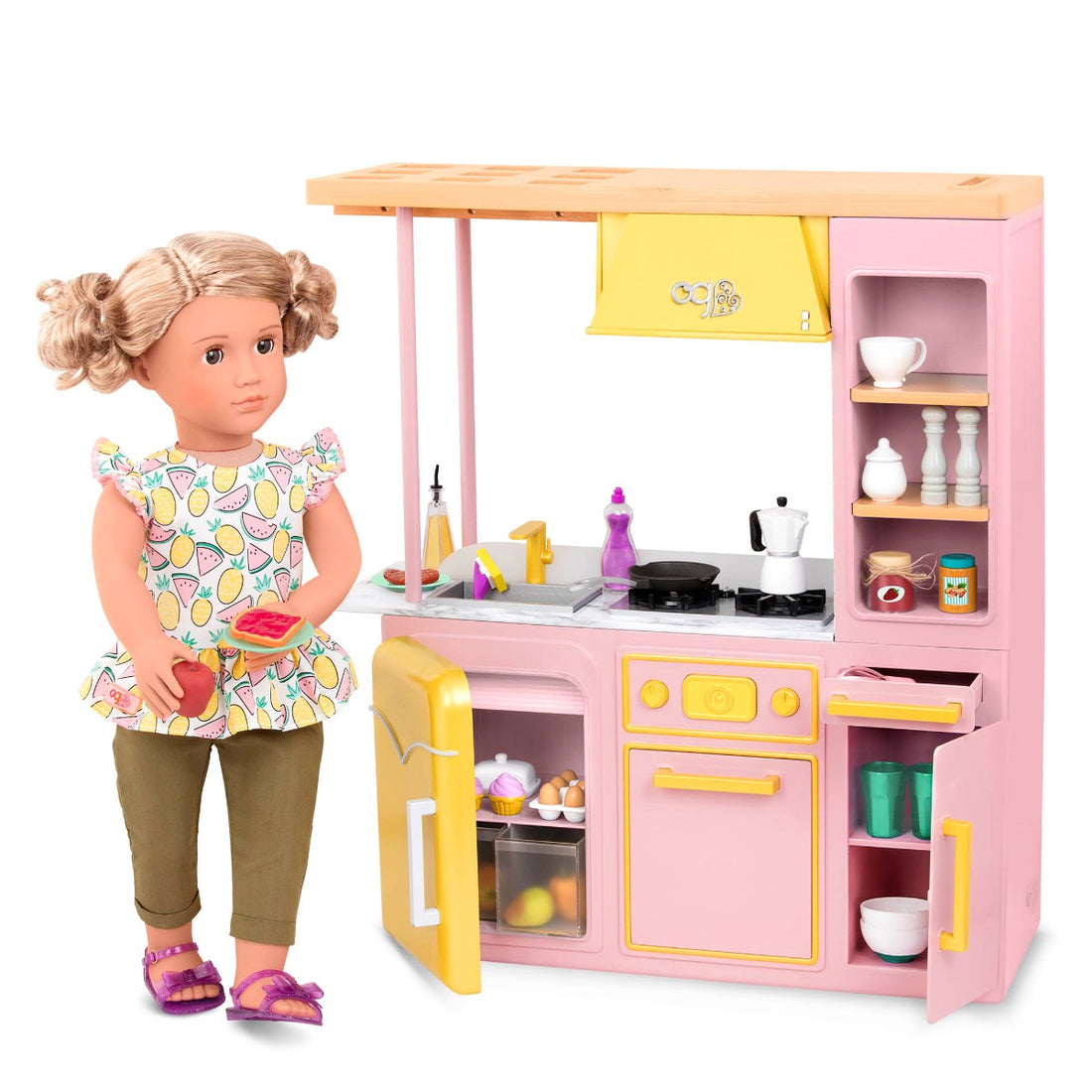 Our Generation dukketilbehør, Køkken m. udstyr