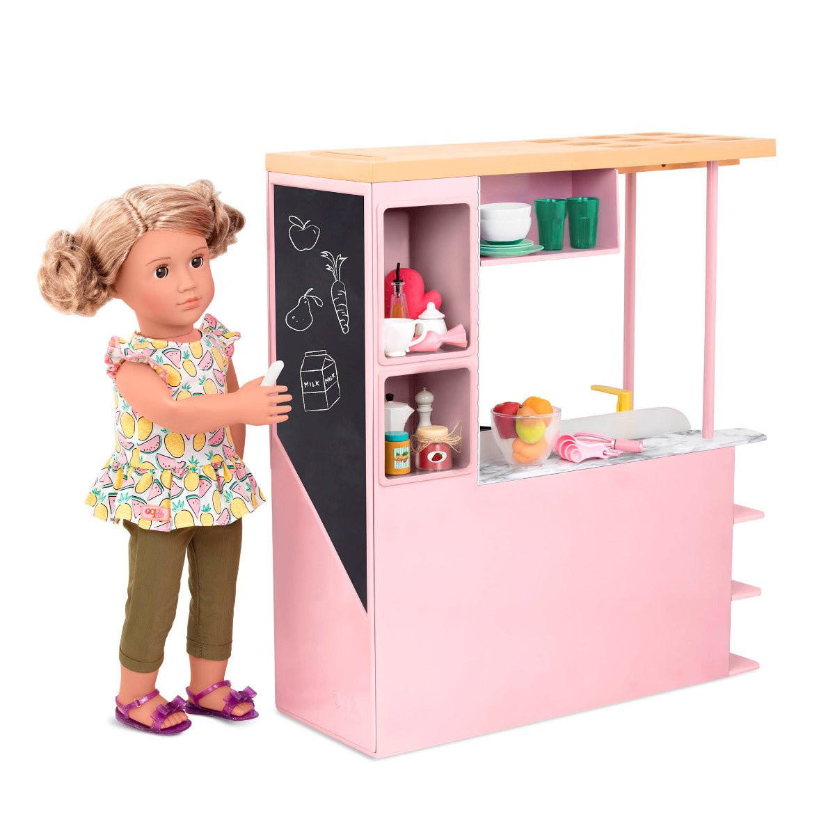 Our Generation Doll Accessories, Kitchen with Equipment