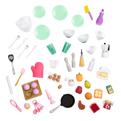 Our Generation Doll Accessories, Kitchen with Equipment