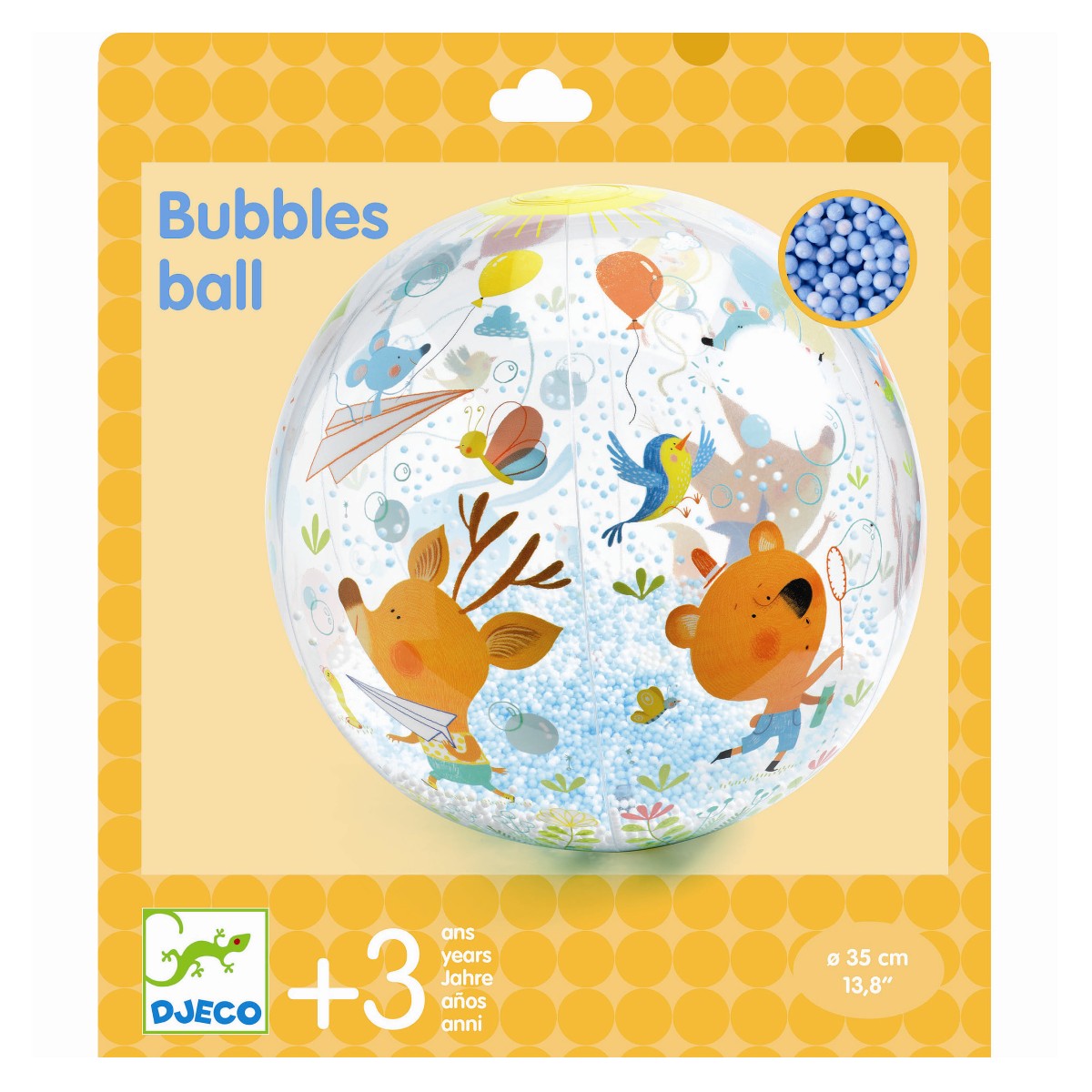Djeco Bubbles Bath Ball with Beads