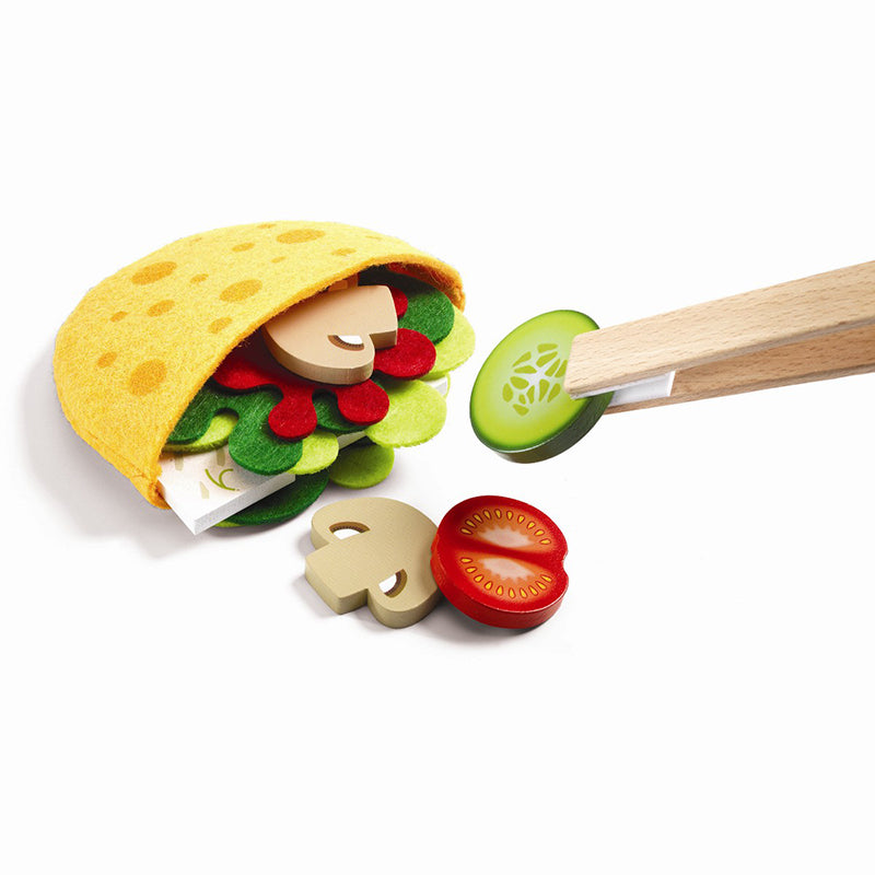 Djeco Play Food Set, Make Pita Bread