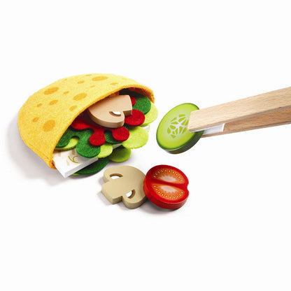 Djeco Play Food Set, Make Pita Bread