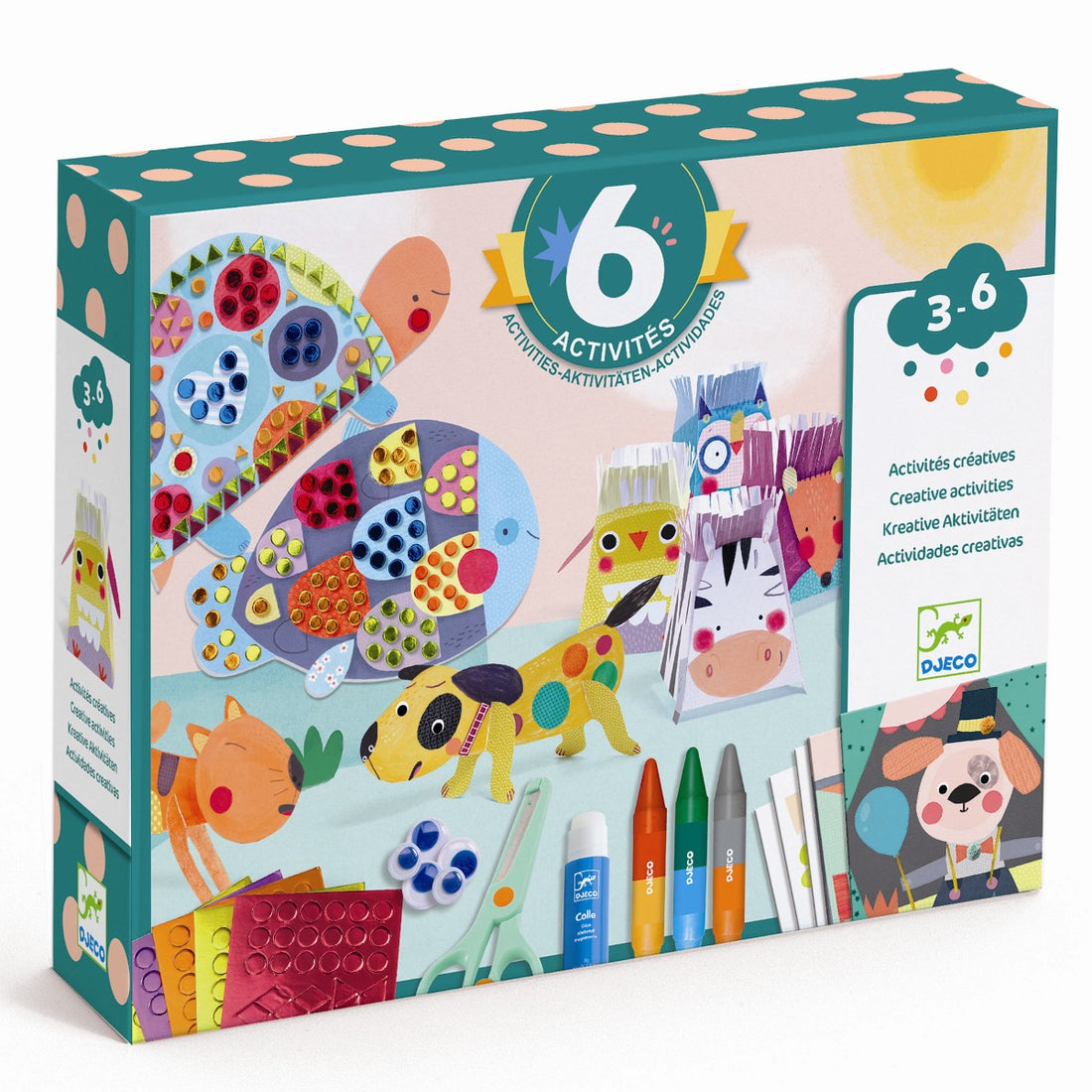 Djeco kreativ aktivitetsæske - Huset