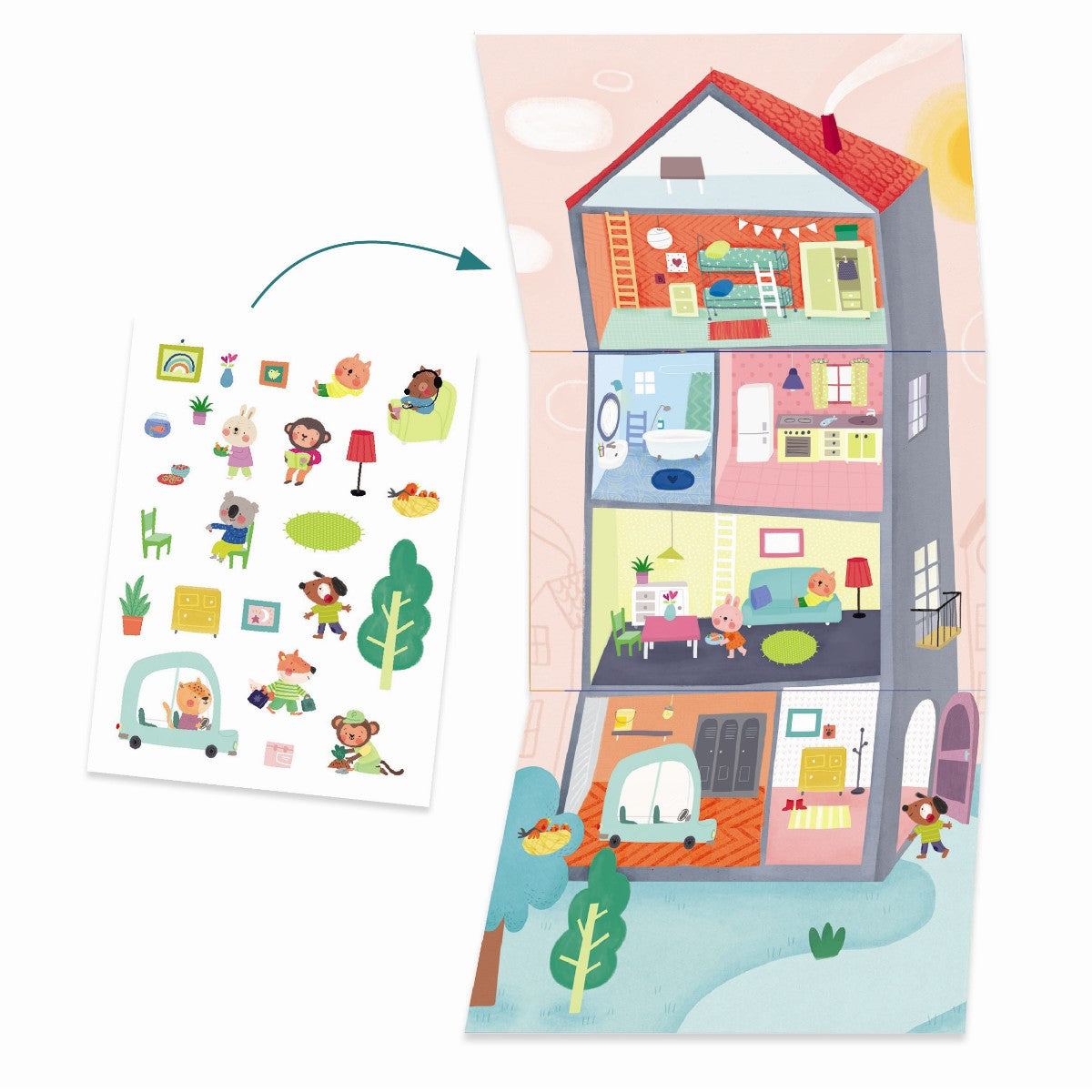 Djeco Creative Craft Set – The House