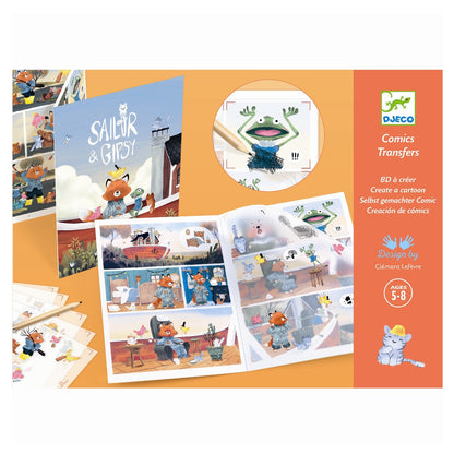 Djeco kreativ sæt, overføringsbilleder - Gypsy og sømanden