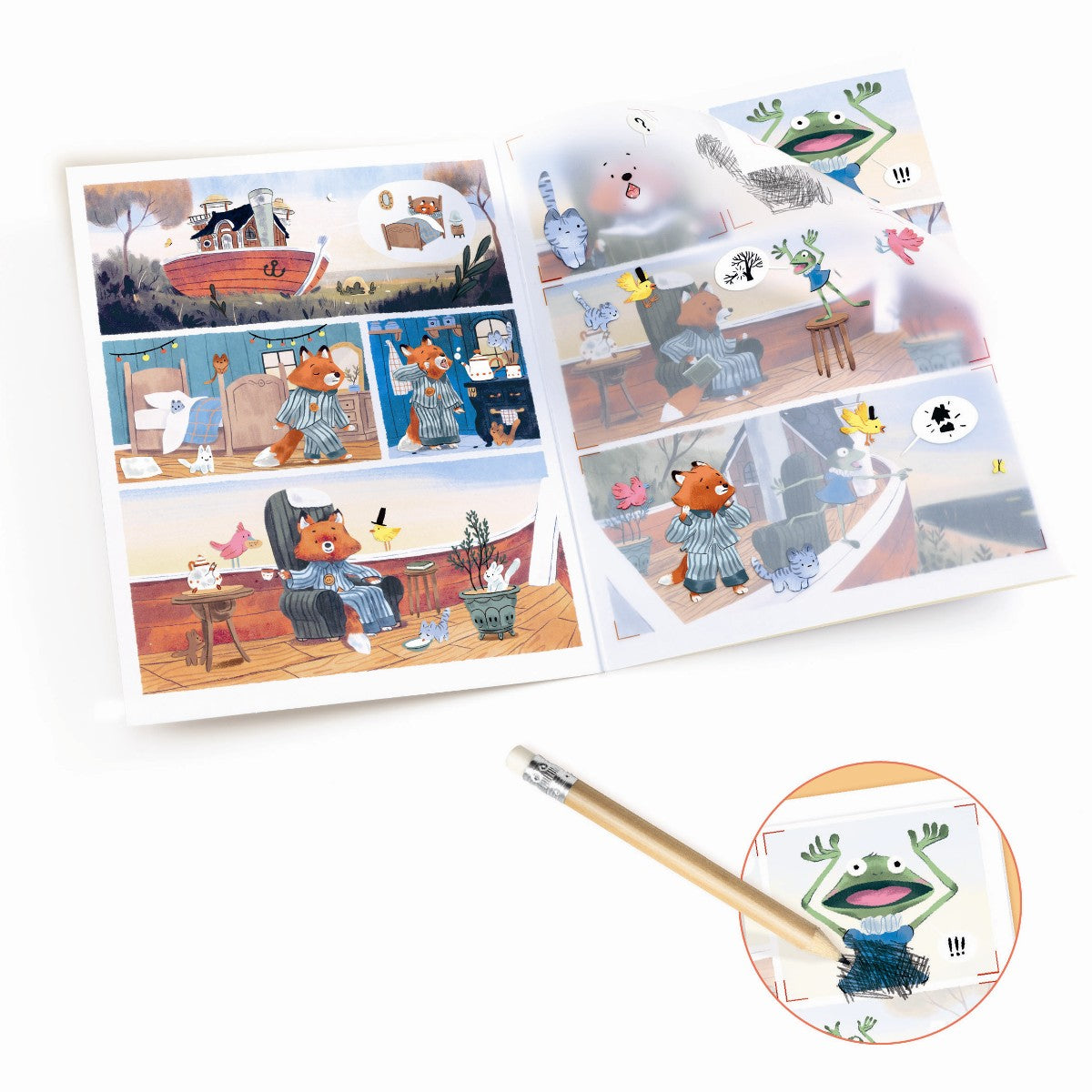 Djeco Creative Set, Transfer Pictures - Gypsy and the Sailor