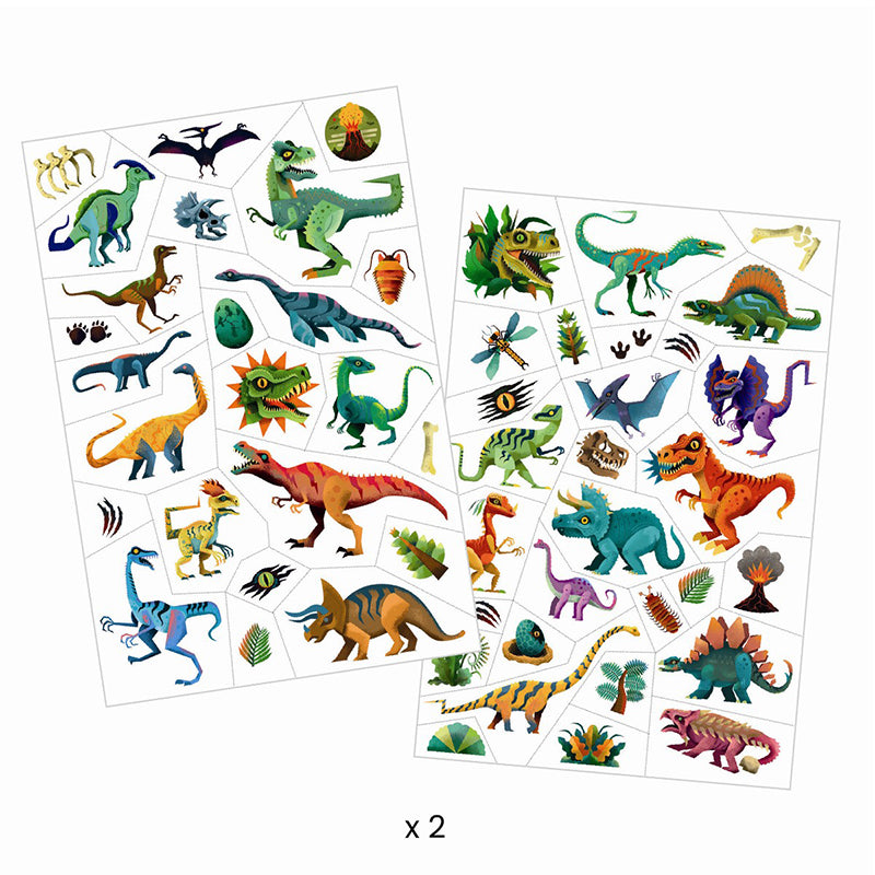 Djeco Tattoos, Dino Club