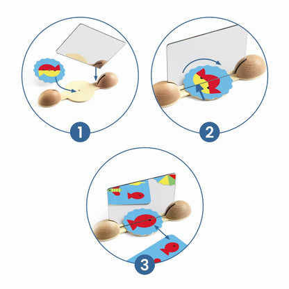 Djeco Construction Toy, ZE Mirror - Pictures
