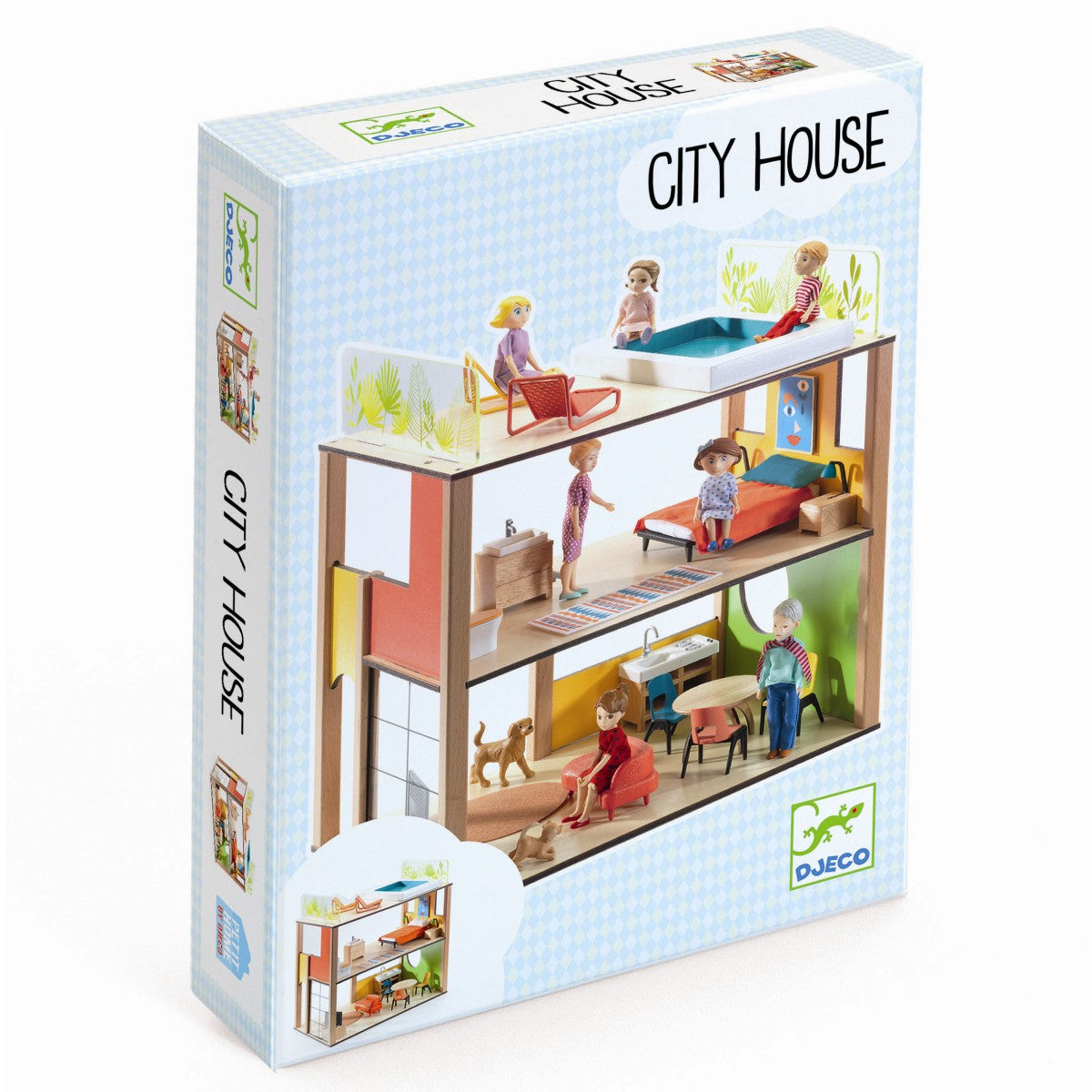 Djeco Dollhouse, Urban House - Mon Petit Home