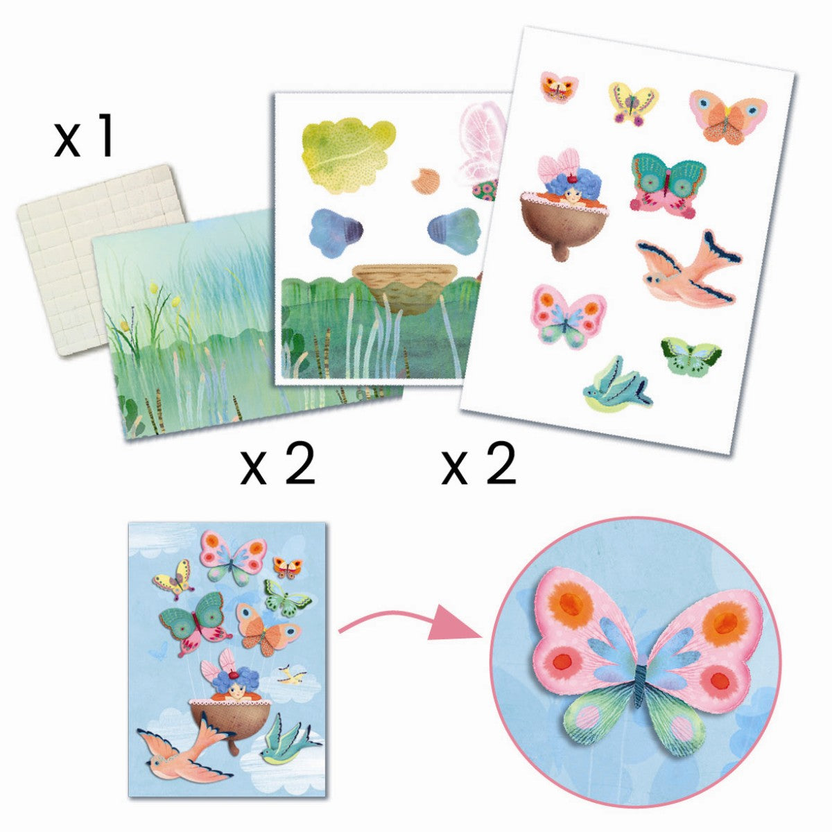 Djeco Creative Craft Kit – Fairies