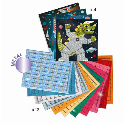 Djeco Creative Mosaic, Space Battle