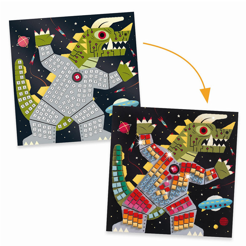 Djeco Creative Mosaic, Space Battle